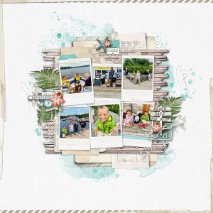 Digital Scrapbooking Layout | Digital Scrapbook Template