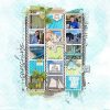 Digital Scrapbooking Layout | Digital Scrapbook Template