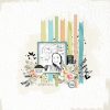 Digital Scrapbook Layout | Painted Photos