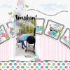 Digital Scrapbooking Layout | Hand Lettering