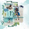 Digital Scrapbooking Layout | Digital Scrapbook Template