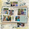 Digital Scrapbooking Layout | Digital Scrapbook Template