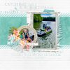 Digital Scrapbooking Layout | Digital Scrapbook Template