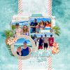 Digital Scrapbooking Layout | Digital Scrapbook Template