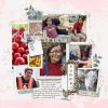 Digital Scrapbooking Layout | Digital Scrapbook Template