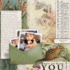 Digital Scrapbooking Layout | Digital Scrapbook Paper