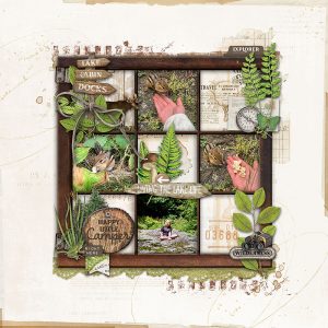 Digital Scrapbooking Layout | Lakeside Scrapbook Collection