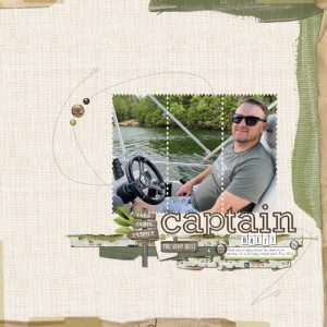 Digital Scrapbooking Layout | Lakeside Scrapbook Collection