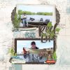 Digital Scrapbooking Layout | Lakeside Scrapbook Collection