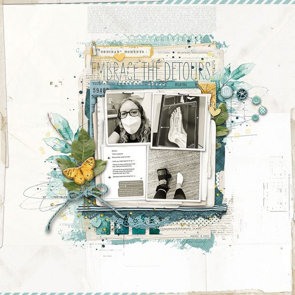 Digital Scrapbooking Layout | Digital Scrapbook Template