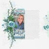 Digital Scrapbook Layout | Painted Photos