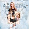 Digital Scrapbooking Layout | Envelope Photo Frames