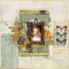 Digital Scrapbooking Layout | Digital Scrapbook Template