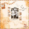 Digital Scrapbooking Layout | Simple Vintage October 31st