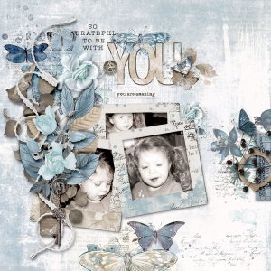 Digital Scrapbooking Layout | Vintage Artistry Serenity