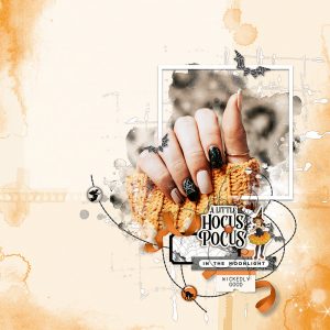 Digital Scrapbooking Layout | Simple Vintage October 31st