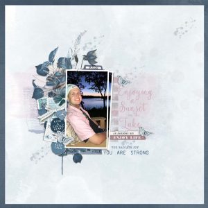 Digital Scrapbooking Layout | Vintage Artistry Serenity