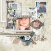 Digital Scrapbooking Layout | Vintage Artistry Serenity