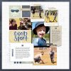 Digital Scrapbooking Layout | Digital Scrapbook Template