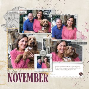 Digital Scrapbooking Layout | Digital Scrapbook Template