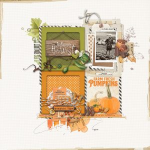 Digital Scrapbooking Layout | Digital Scrapbook Template