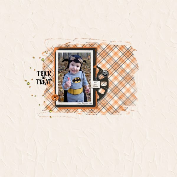 Digital Scrapbook Layout | Painted Photos