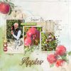 Digital Scrapbooking Layout | Digital Scrapbook Template