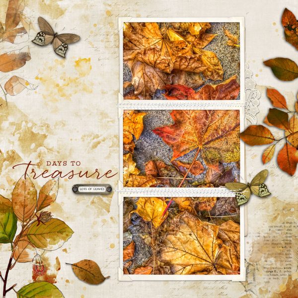 Digital Scrapbooking Layout