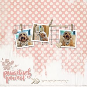 Digital Scrapbook Layout | Painted Photos