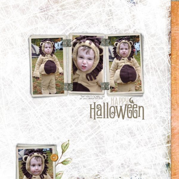 Digital Scrapbooking Layout | Digital stamping