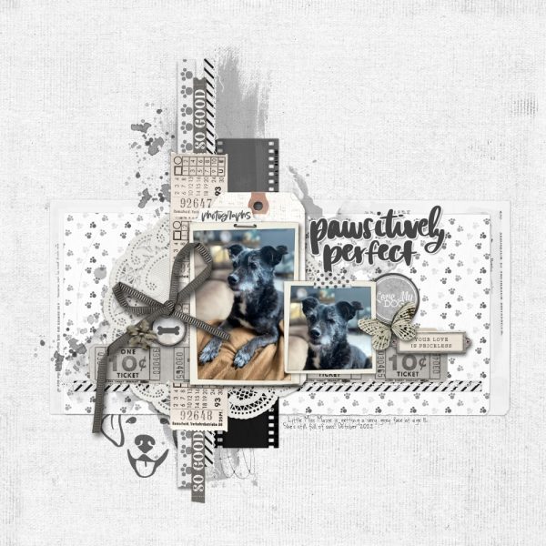 Digital Scrapbooking Layout | Hand Lettering