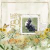 Digital Scrapbooking Layout | Hand Lettering