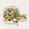 Digital Scrapbooking Layout | Digital Scrapbook Template