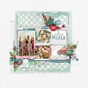 Digital Scrapbooking Layout | Digital Scrapbook Template