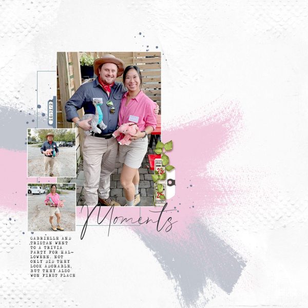 Digital Scrapbooking Layout | Digital Scrapbook Template