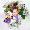 Digital Scrapbooking Layout | Digital Scrapbook Template