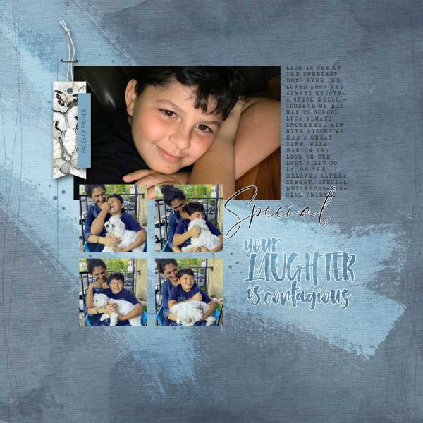 Digital Scrapbooking Layout | Digital Scrapbook Template