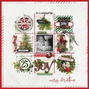 Digital Scrapbooking Layout | ARToptions Holiday Wishes