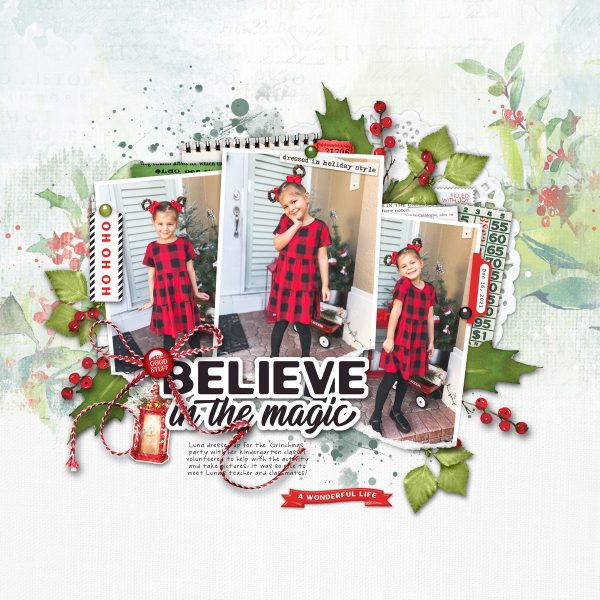 Digital Scrapbooking Layout | ARToptions Holiday Wishes