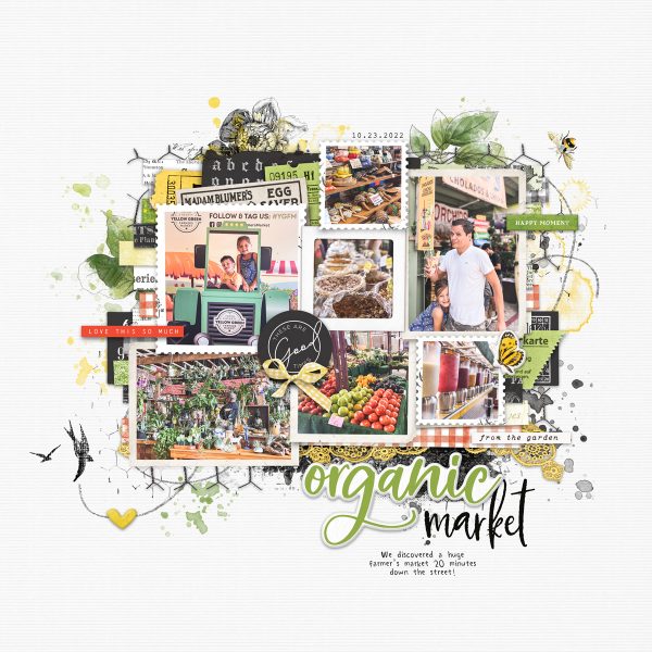 Digital Scrapbooking Layout | Vintage Artistry Countryside