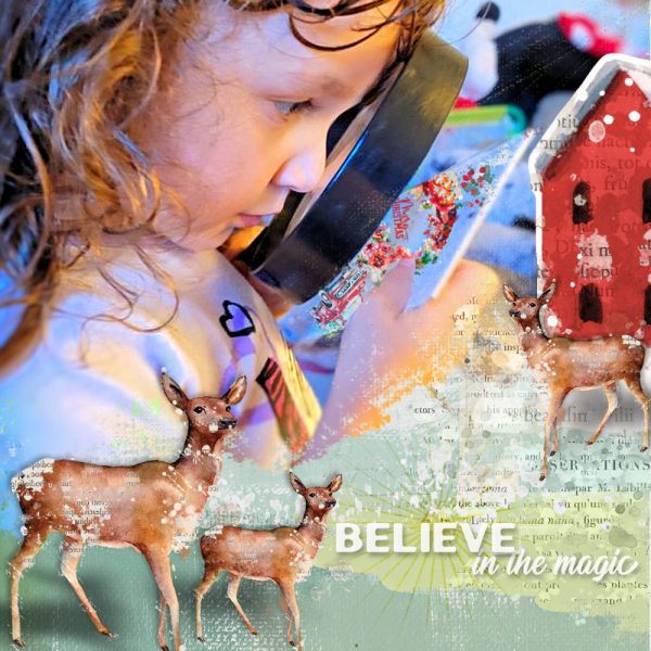 Digital Scrapbooking Layout | ARToptions Holiday Wishes