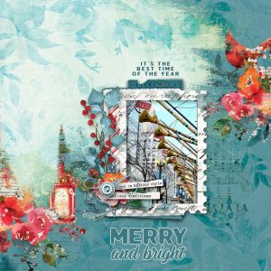 Digital Scrapbooking Layout | ARToptions Holiday Wishes