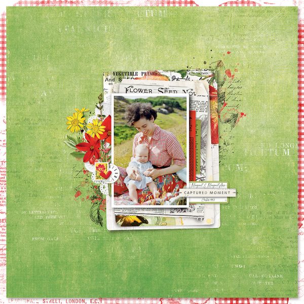 Digital Scrapbooking Layout | Vintage Artistry Countryside