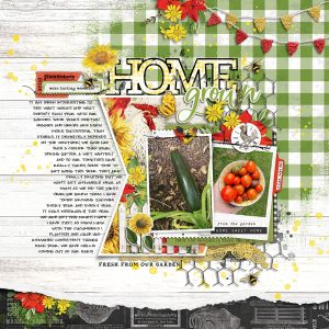 Digital Scrapbooking Layout | Vintage Artistry Countryside