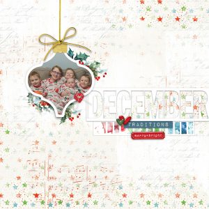 Digital Scrapbooking Layout