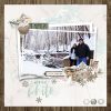 Vintage Winter Woods Scrapbooking Collection