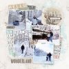 Vintage Winter Woods Scrapbooking Collection