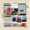 Digital Scrapbooking Layout | Digital Scrapbook Template