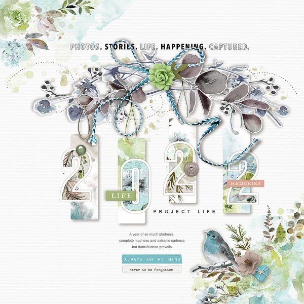 Digital Scrapbooking Layout | ARToptions Scrapbooking Kit