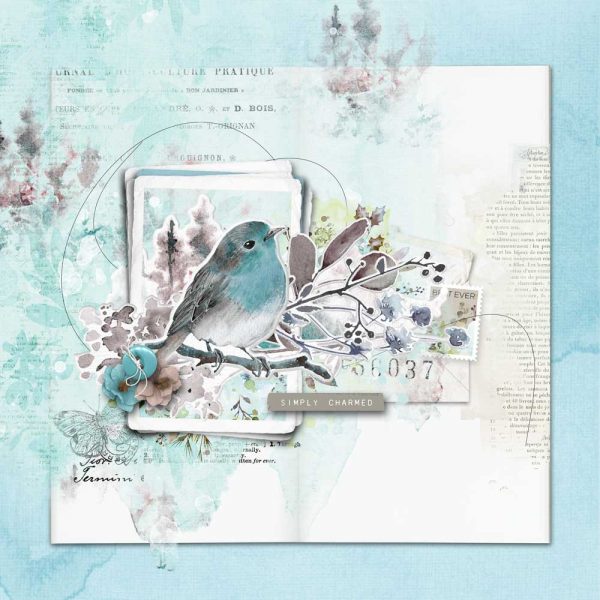 Digital Scrapbooking Layout | ARToptions Scrapbooking Kit